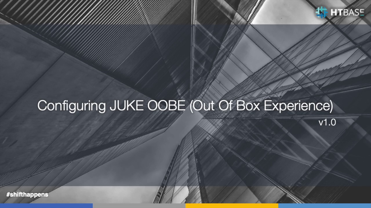 htbase's tweet card. Configuring JUKE V1.0