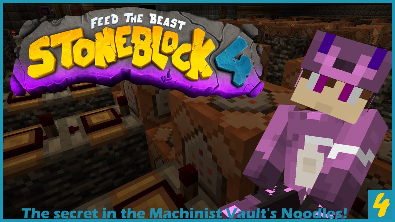 rehyl_dev's tweet card. Stoneblock 4 Ep4 -Minecraft Modpack- Base Makeover, Early OP Enchan...