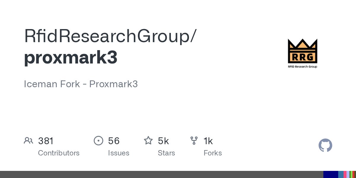 herrmann1001's tweet card. Iceman Fork - Proxmark3. Contribute to RfidResearchGroup/proxmark3 development by creating an account on GitHub.