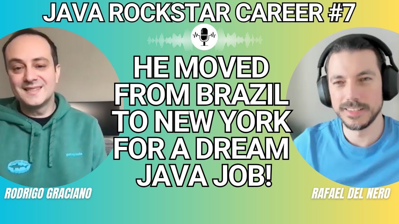 RafaDelNero's tweet card. Java Rockstart Career #7: He Moved From Brazil to NYC for a Dream...