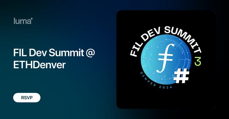 FilFoundation's tweet card. FIL Dev Summit is a gathering of developers, builders, and engaged community members who want to contribute to the core protocol and network evolution of…