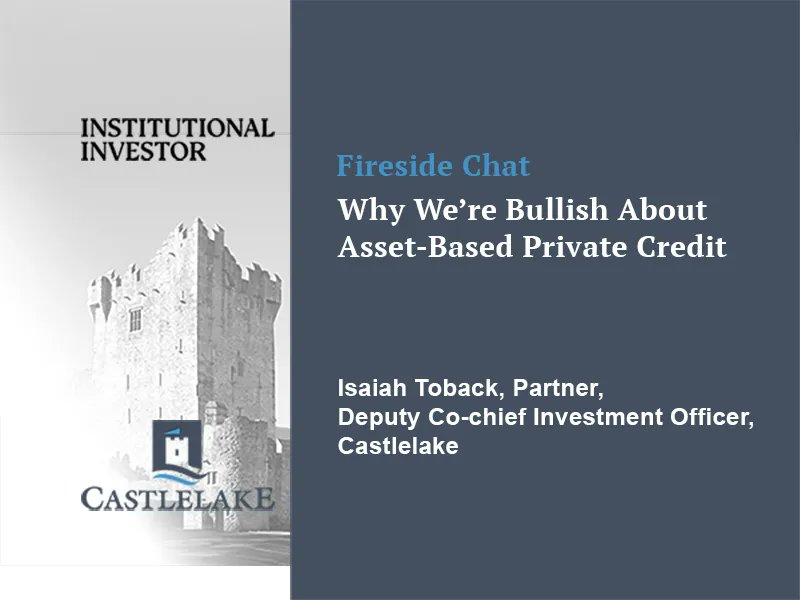 iimag's tweet card. Fireside Chat: Why We’re Bullish About Asset-Based Private Credit