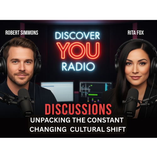 IndiesWithMarky's tweet card. Home page of Discover YOU RADIO. "Intellectual discourse on current events by philanthropic minds Robert Simmons & Rita Fox. Deep analysis, genius insights, meaningful dialogue."