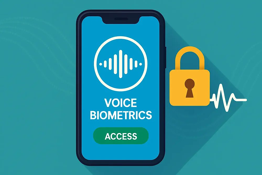 FintechShield's tweet card. Voice biometric authentication uses your unique vocal patterns to verify your identity - no passwords, no tokens. In this blog, we explore how voice recognition works, where it's used, and how it’s...