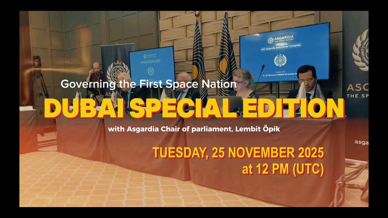AsgardiaSpace's tweet card. EP.028 Teaser | Lembit Opik, Governing the First Space Nation |...