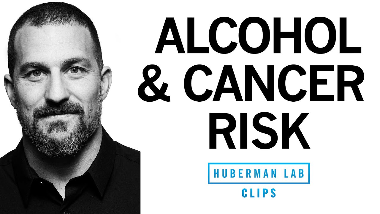 hubermanlab's tweet card. How Does Alcohol Increase the Risk of Cancer? | Dr. Andrew Huberman