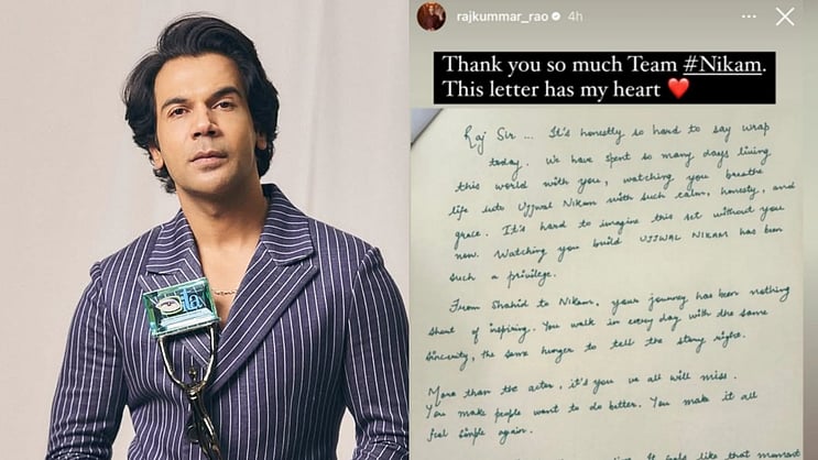XpressCinema's tweet card. Rajkummar Rao has wrapped shooting for Nikam, a biopic on the public prosecutor Ujjwal Nikam.Rajkummar gave the update by sharing a note from film's direction t