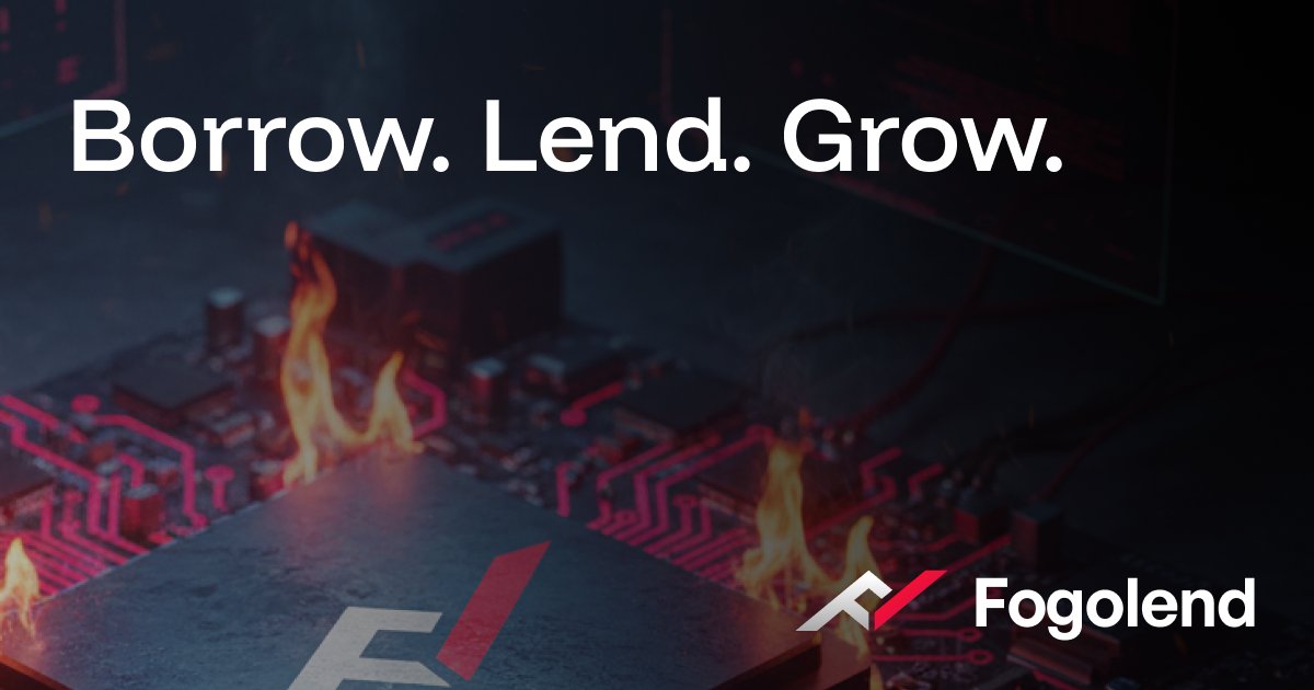 unix_cliquers's tweet card. Lend, borrow, and earn yield on your crypto assets. Experience DeFi lending with competitive rates and instant transactions on Fogo Testnet.