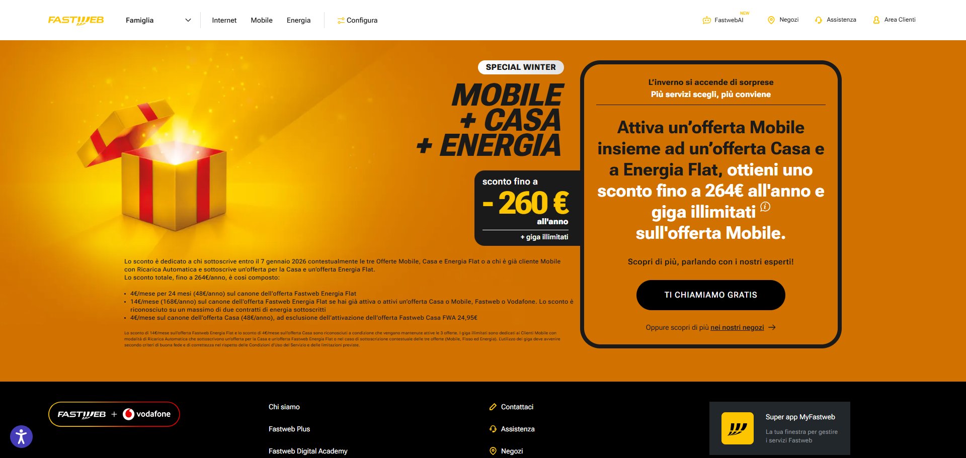 robytenk's tweet card. Fastweb + Vodafone amplia il proprio ecosistema di servizi lanciando Special Winter, una nuova offerta che unisce connettività e fornitura energetica in