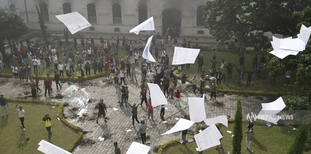 nepalnews_eng's tweet card. KATHMANDU: The roots of the Gen Z movement were embedded in the government’s ban on social media. After the government instructed the closure of 26 unregistered social media platforms (including...