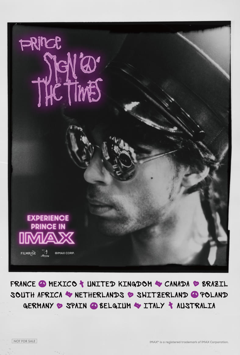 KinjoLuvsMandM2's tweet card. 　独自の音楽性とカリスマ性でロック界を牽引し続けたプリンスが、1987年に自ら監督を務めて製作したライブフィルム「プリンス　サイン・オブ・ザ・タイムズ」の本編歌唱シーンが披露された。あわせて、日本限