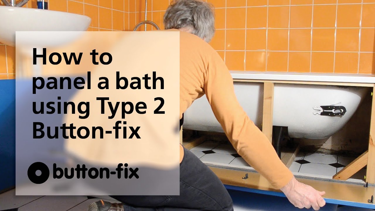 ButtonfixUSCAN's tweet card. How to fit a bath panel - easy & quick when using Button-fix