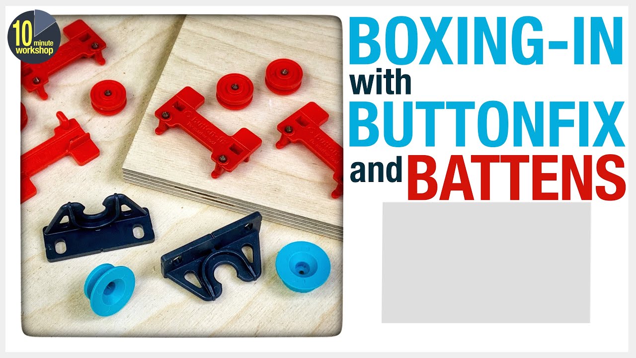 TheShadesShop's tweet card. Boxing in with Buttonfix & battens #156