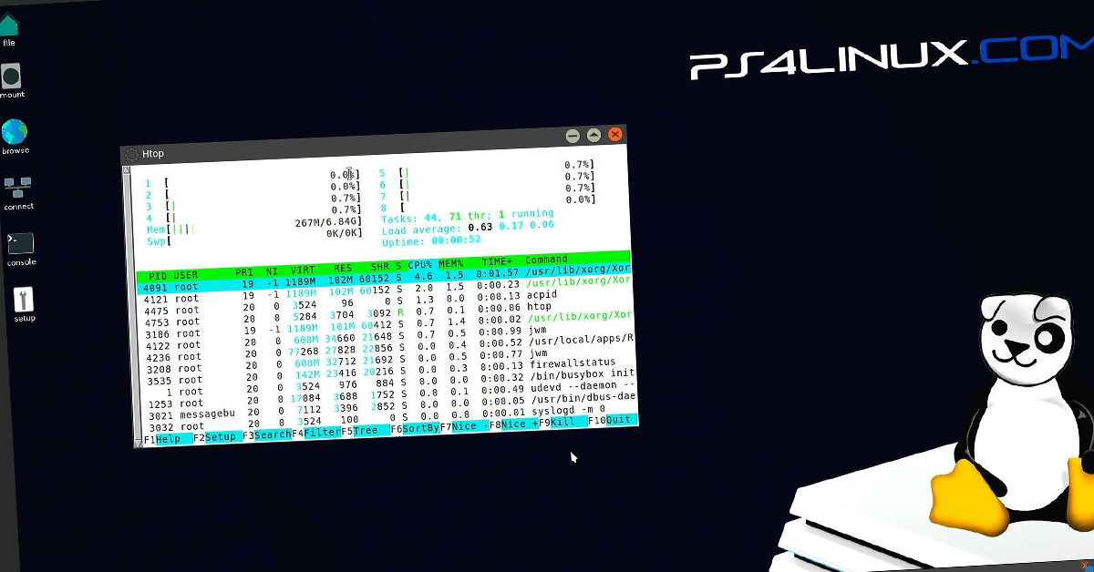 Noob404yt's tweet card. Puppy Linux for PS4 (Leon Pup Beta v1) is a lightweight distro using under 300 MB RAM when idle with Vulkan and Ubuntu package (.deb) support.