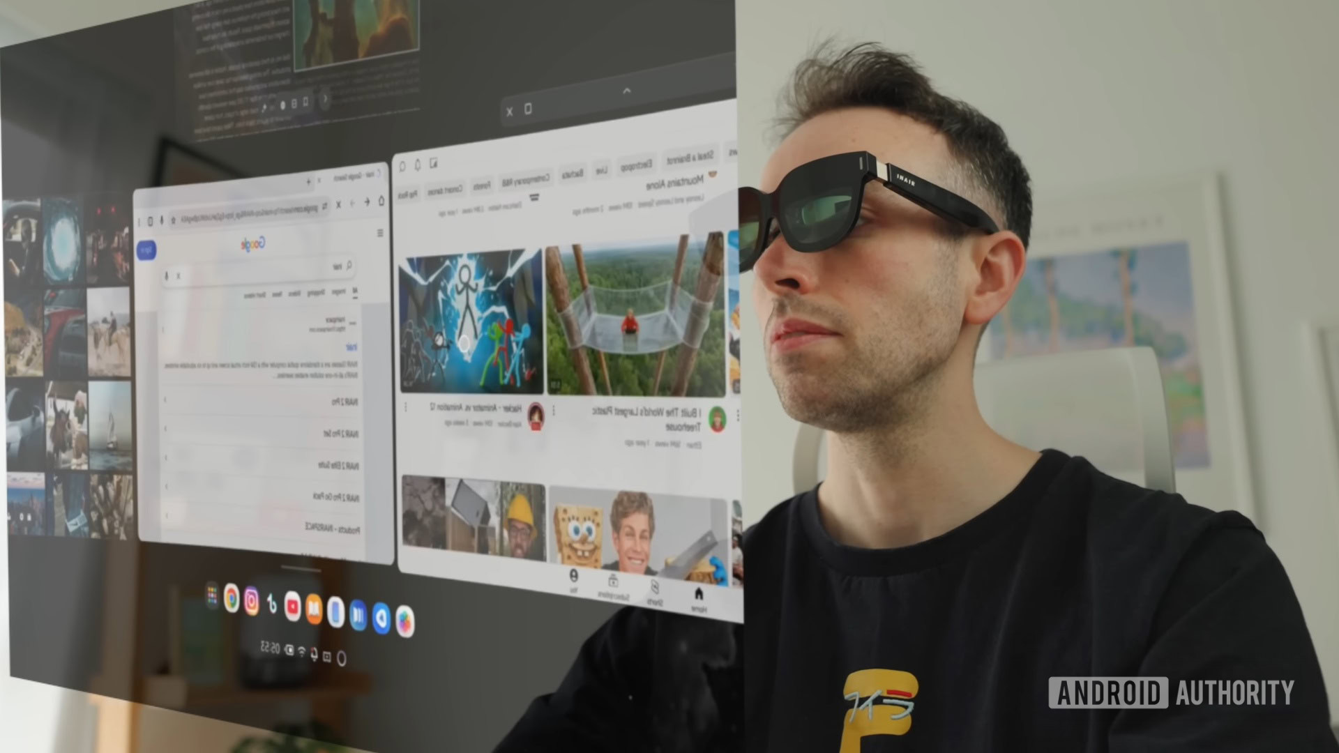 _tech_robot_'s tweet card. I tried the world's first spatial computer in the INAIR AI Spatial Computer system. Is this the future of work and play?