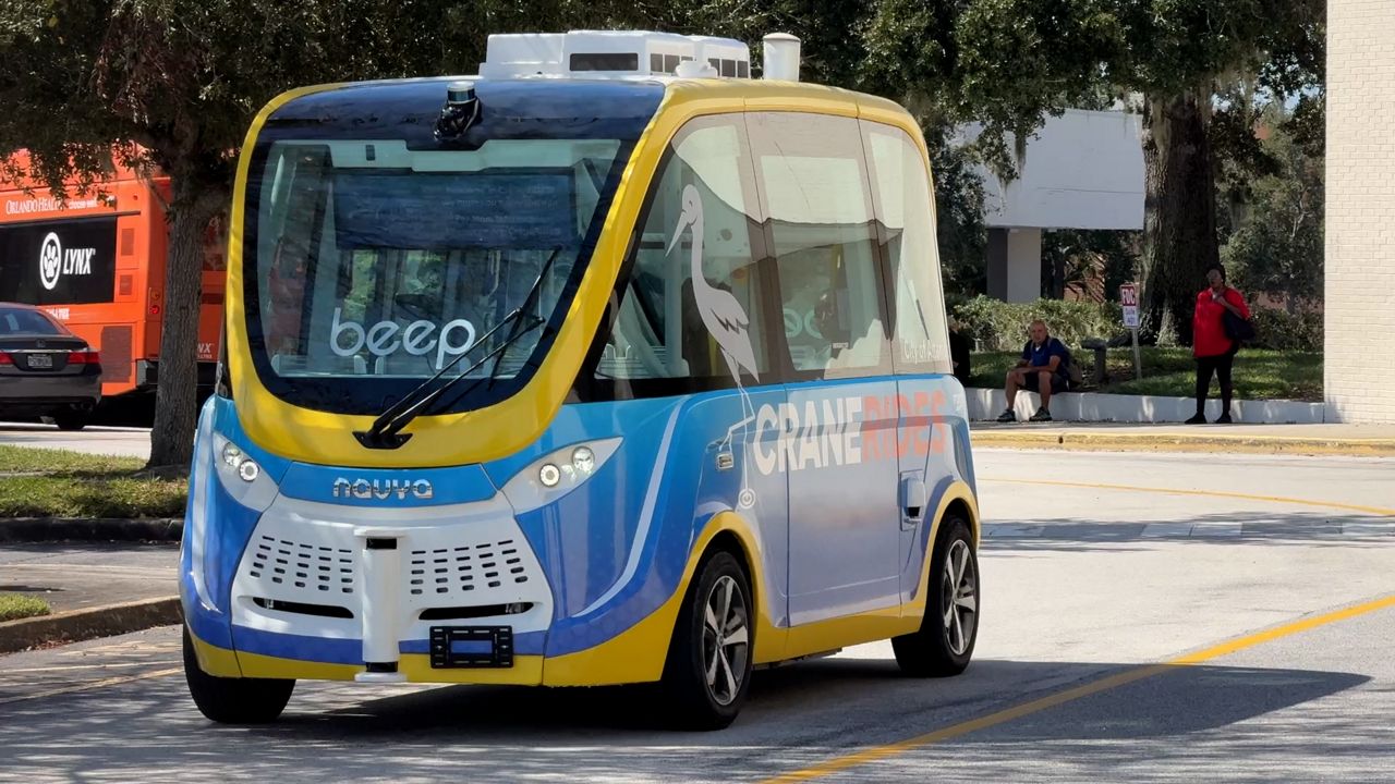 beepAVsolutions's tweet card. Officials say $750,000 in funding from the state will help buy more autonomous vehicles and expand the route.