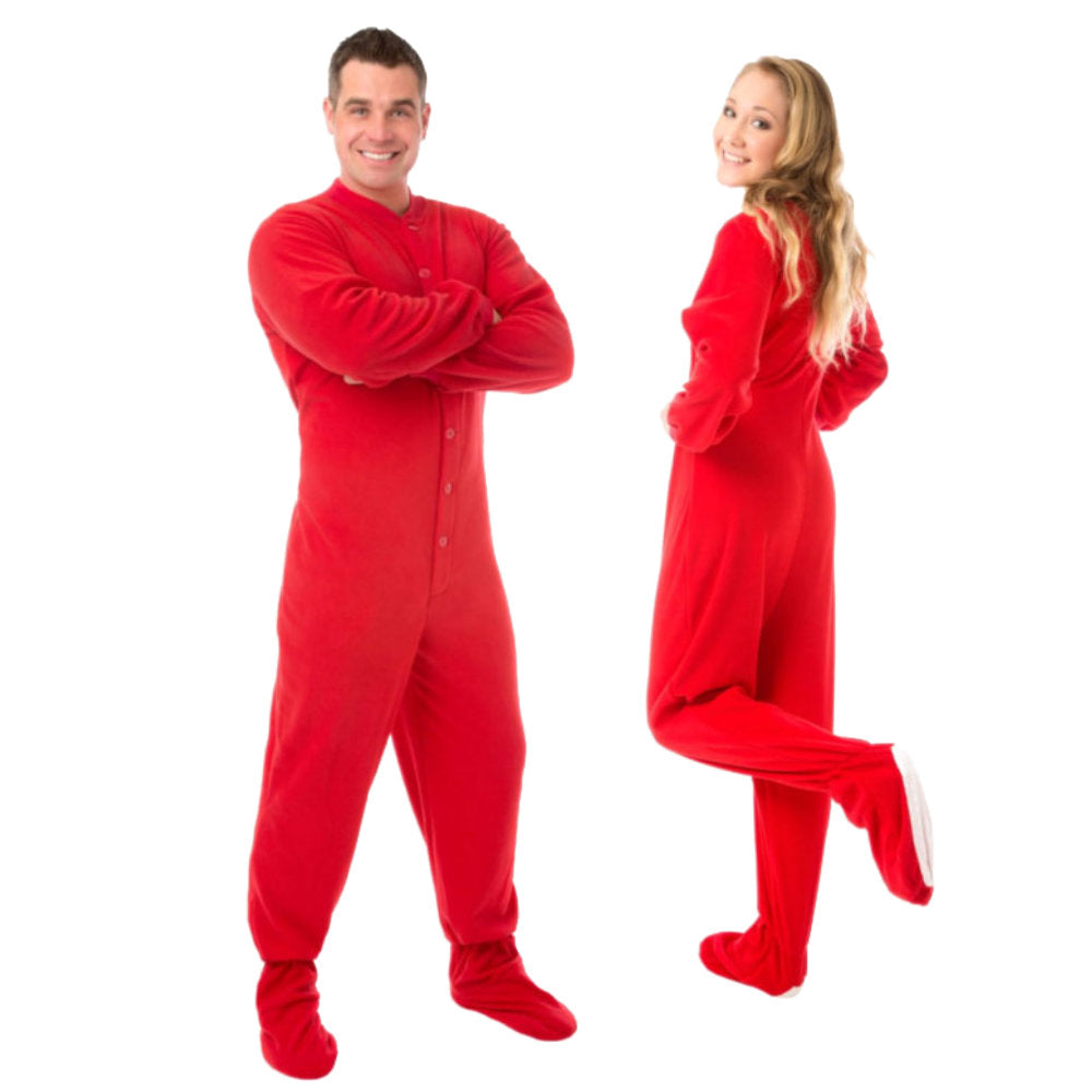 bigfeetpjs's tweet card. Christmas onesies pajamas are not just for kids. Adults like to be comfortable, too. The high-quality fleece is designed to breathe and provide warmth on chilly autumn and winter nights. Get one for...
