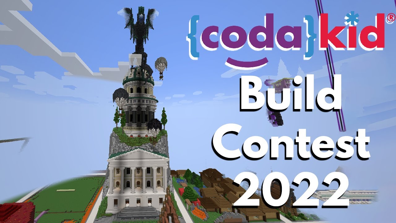 CodaKid's tweet card. CodaKid Summer of Minecraft 2022 Build Contest Showcase