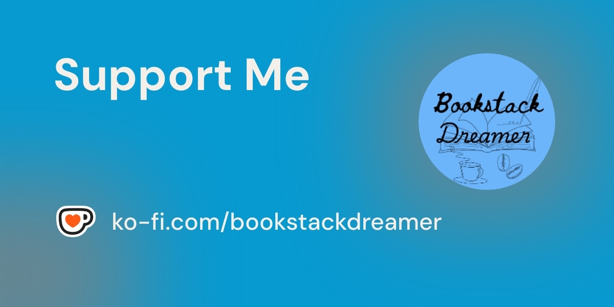 BookstackDreamr's tweet card. Support Bookstack Dreamer – Bookish Art & Merch