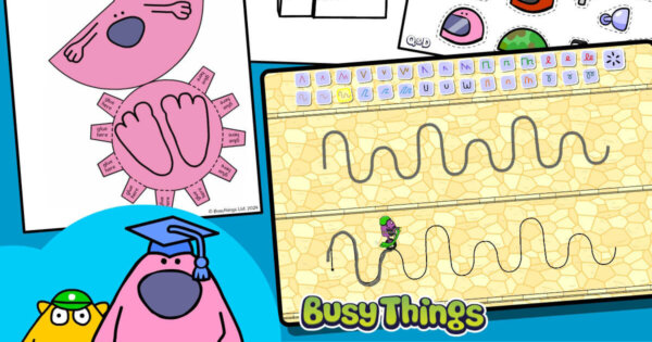 busythings's tweet card. With more children struggling with pencils and scissors, we look at some of the activities on Busy Things that develop fine motor skills.