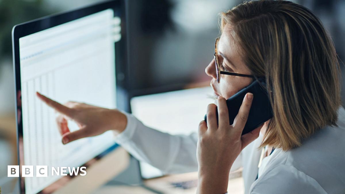 BiziblTech's tweet card. Staff must switch to mobiles by the end of the summer as landline phones will be phased out.