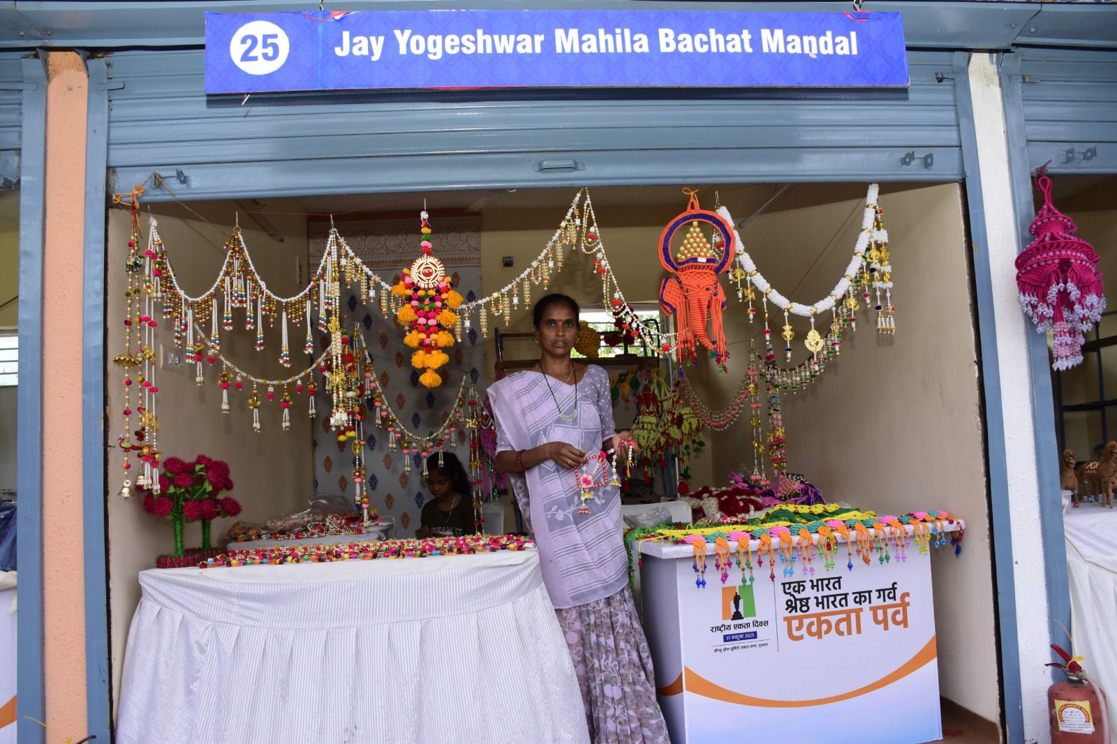 chitralekhamag's tweet card. Swadeshi Spirit Shines Bright at Ekta Nagar's Bharat Parv 2025