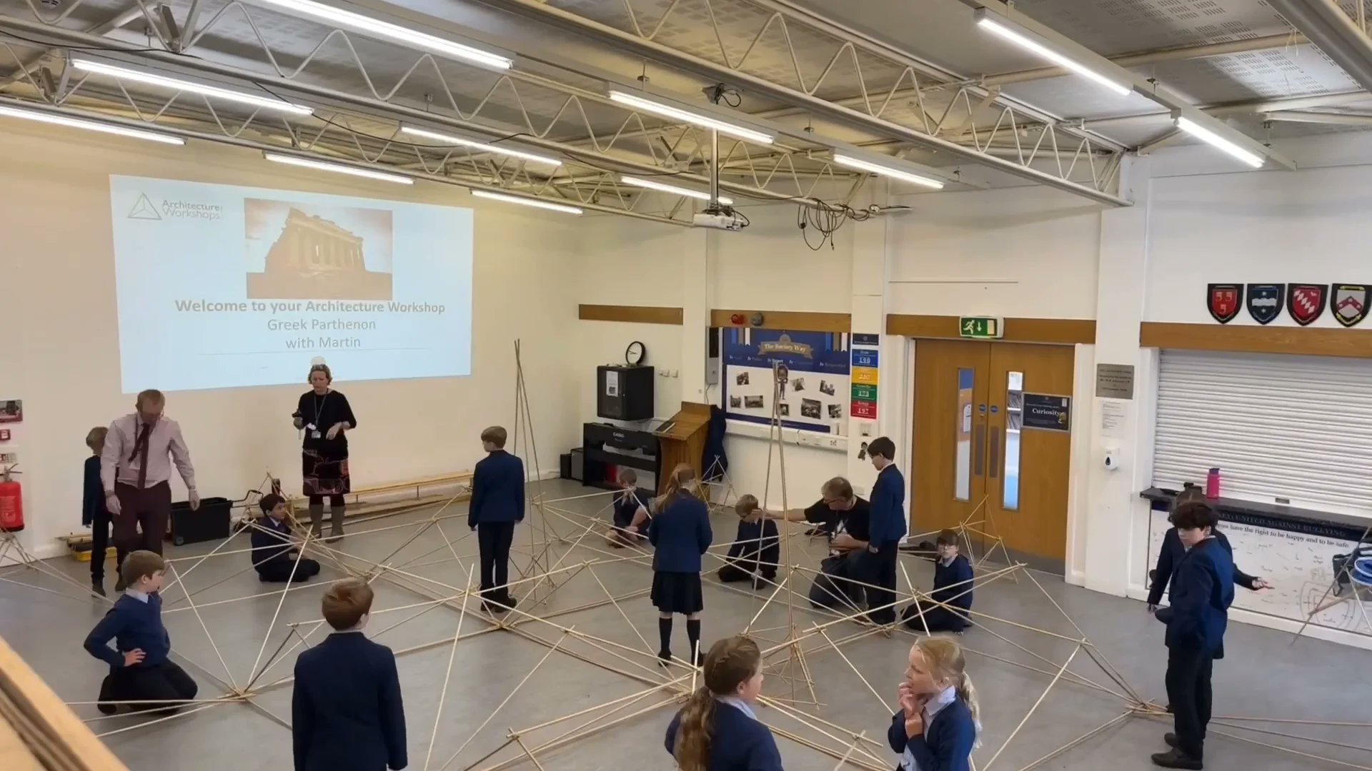 ArchitectureW's tweet card. Prep School Architecture Workshops