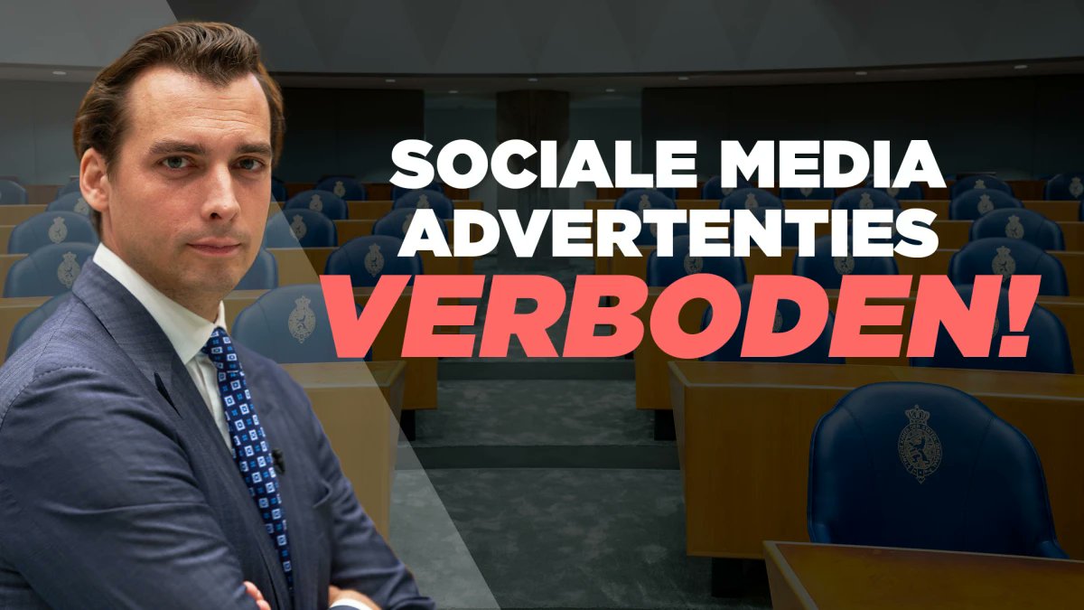 thierrybaudet's tweet card. Eergisteren was de laatste dag dat politieke partijen in Nederland mochten adverteren via sociale media. Voor Forum voor Democratie is dat een extra harde klap, omdat onze zichtbaarheid in de...