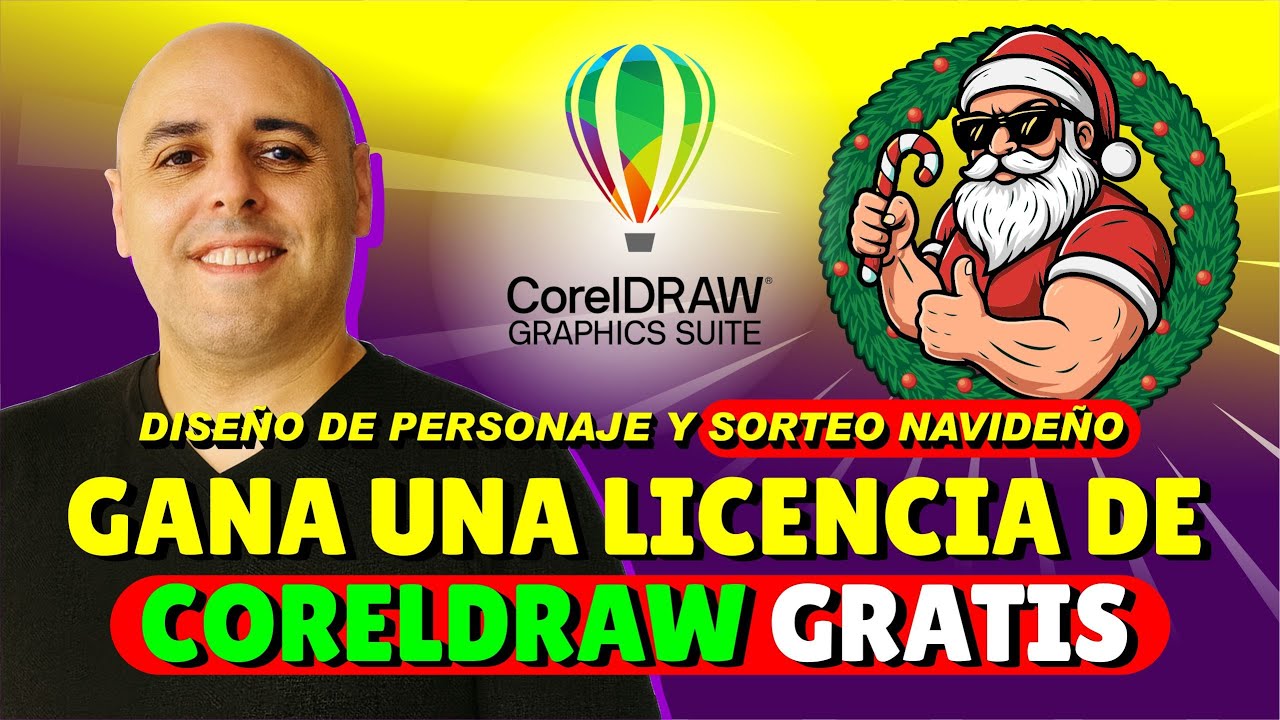 CorelMexico's tweet card. Diseño de personaje y sorteo sorpresa - Gana una licencia de CorelD...