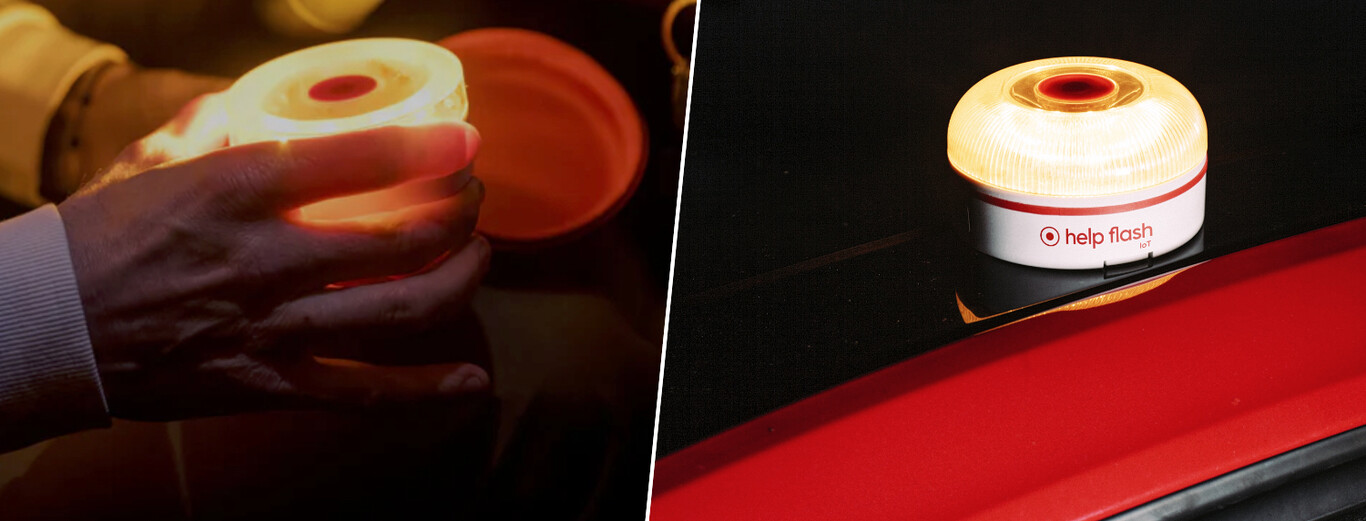 help_flash's tweet card. Enero de 2026. Los Reyes Magos de Oriente te han traído una avería al coche. Te echas a un lado, abandonas el vehículo, te pones el chaleco y manos a la obra....