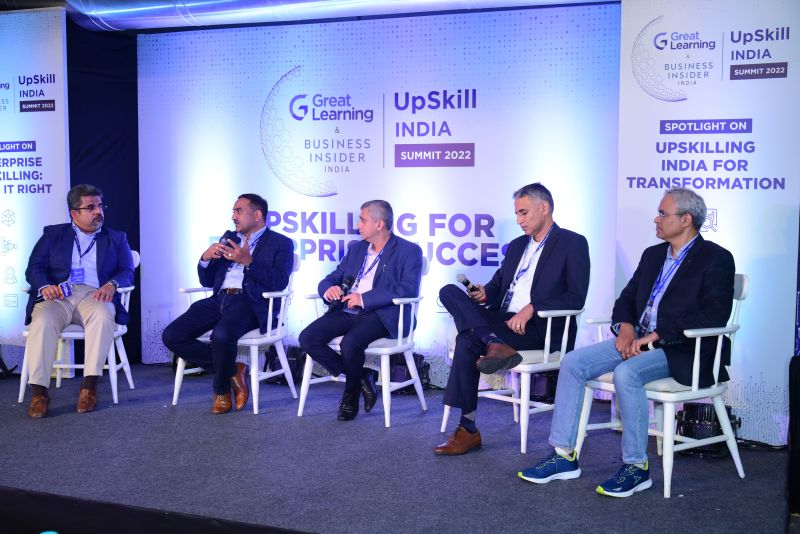 mlakhamraju's tweet card. The maiden Great Learning #UpSkillIndia Summit saw fantastic participation from the industry. Stimulating conversations, the start of new relationships and strengthening of existing ones! Clearly,...