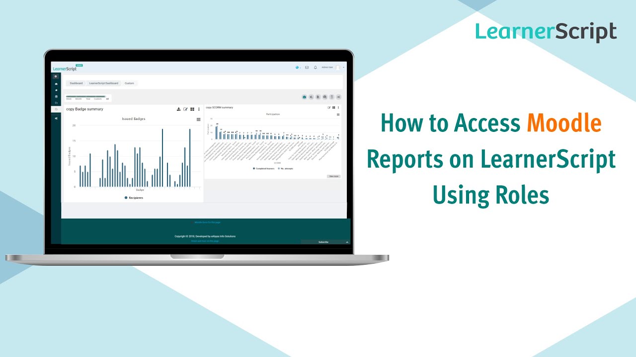 LearnerScript's tweet card. How to Access Moodle Reports on LearnerScript Using Roles? | Grant-...