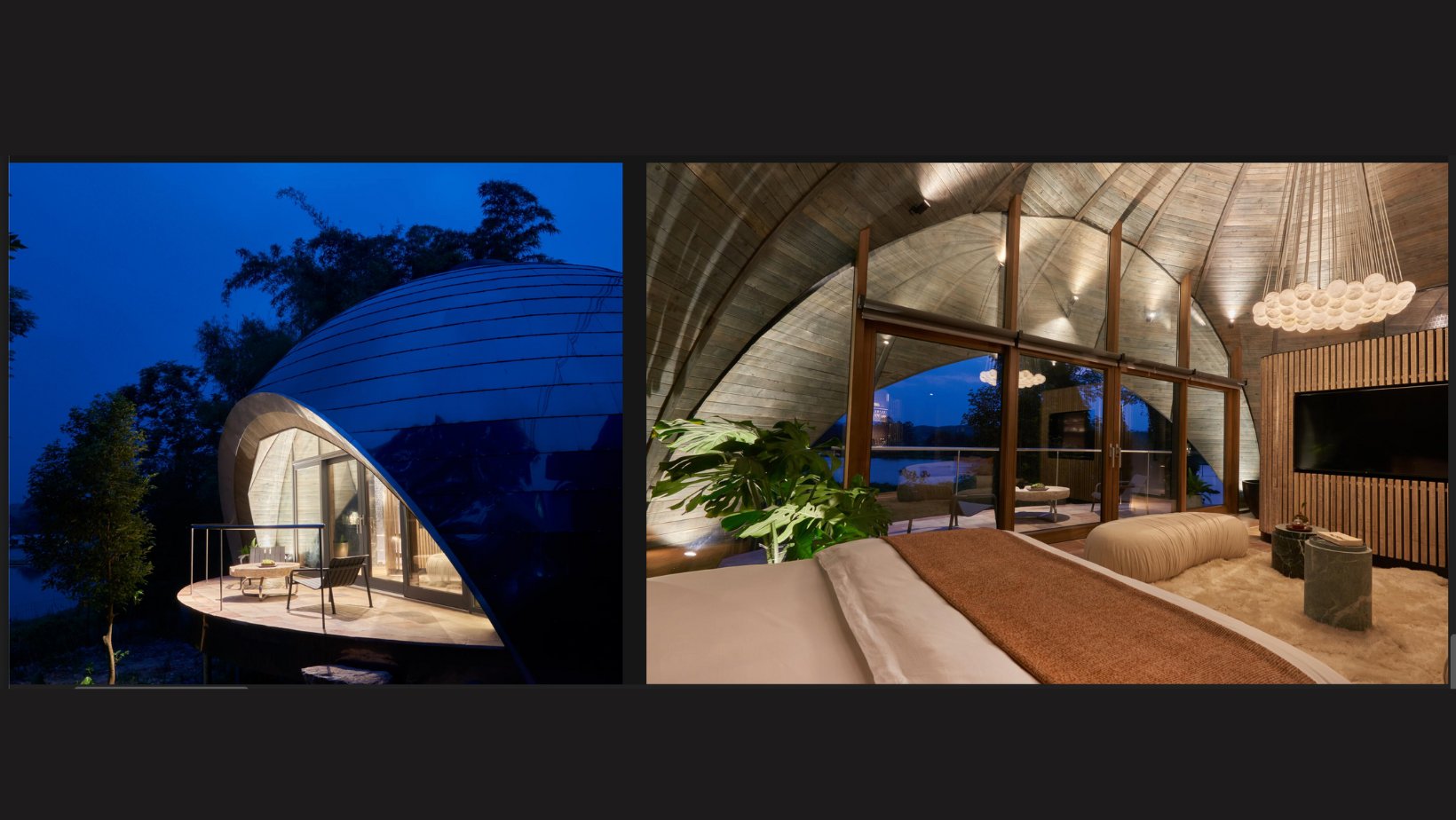 design_hue's tweet card. Timothy Oulton & Halodome