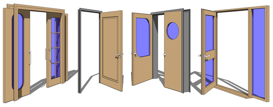 RevitContent's tweet card. All-in-One Door 3