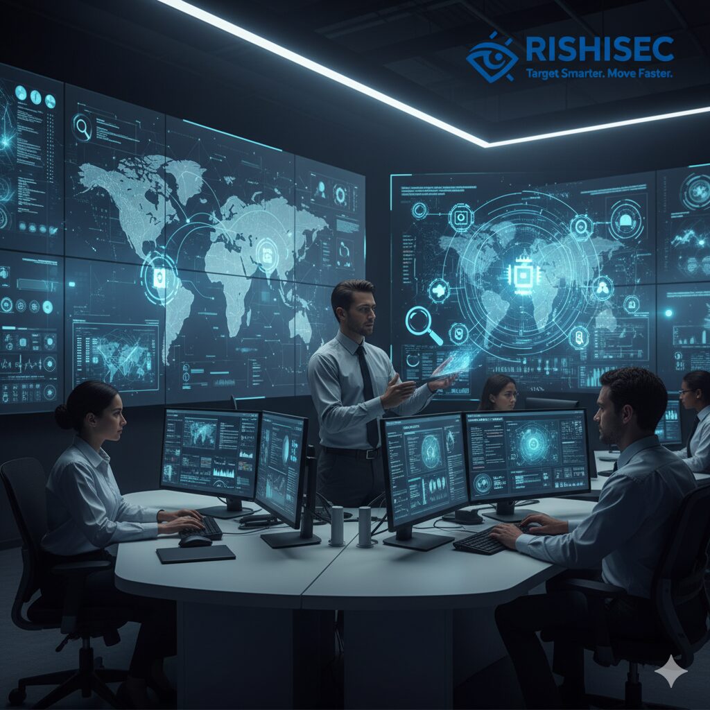 RishiSecurity's tweet card. Explore how intelligence agencies tackle digital threats with automation, enhancing OSINT workflow while ensuring security.