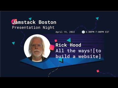 BuildTimeRender's tweet card. All the ways! [to build a website] with Rick Hood