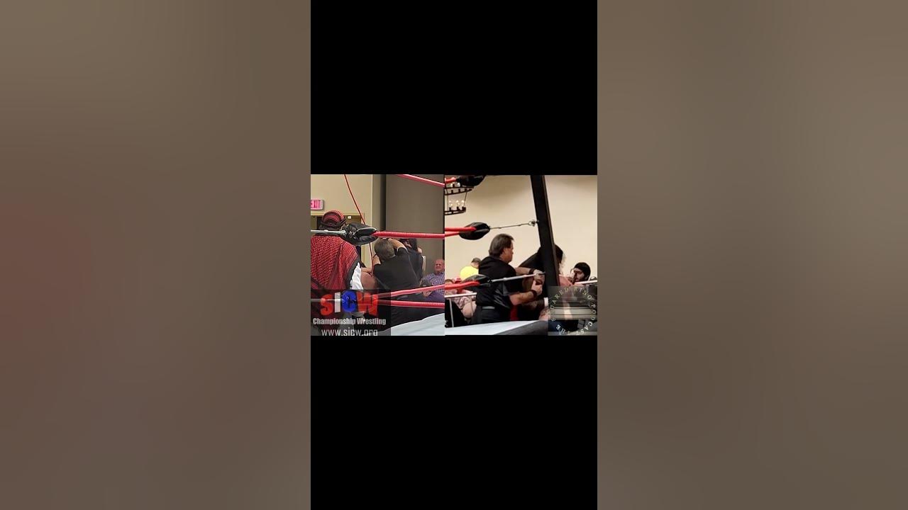 squared_ring's tweet card. Texas chair music.... I think it hurt! #prowrestling #sicw #thebigt...