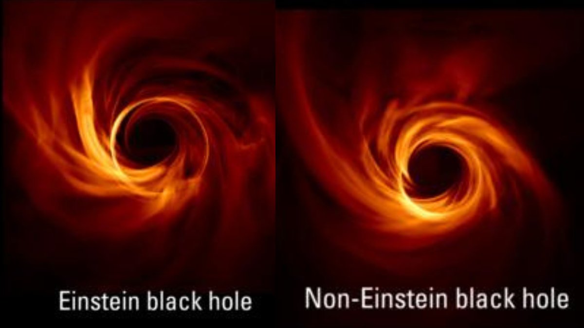 ColpaniFabio's tweet card. Albert Einstein's theory of gravity, general relativity, may not be the best recipe to describe black holes.
