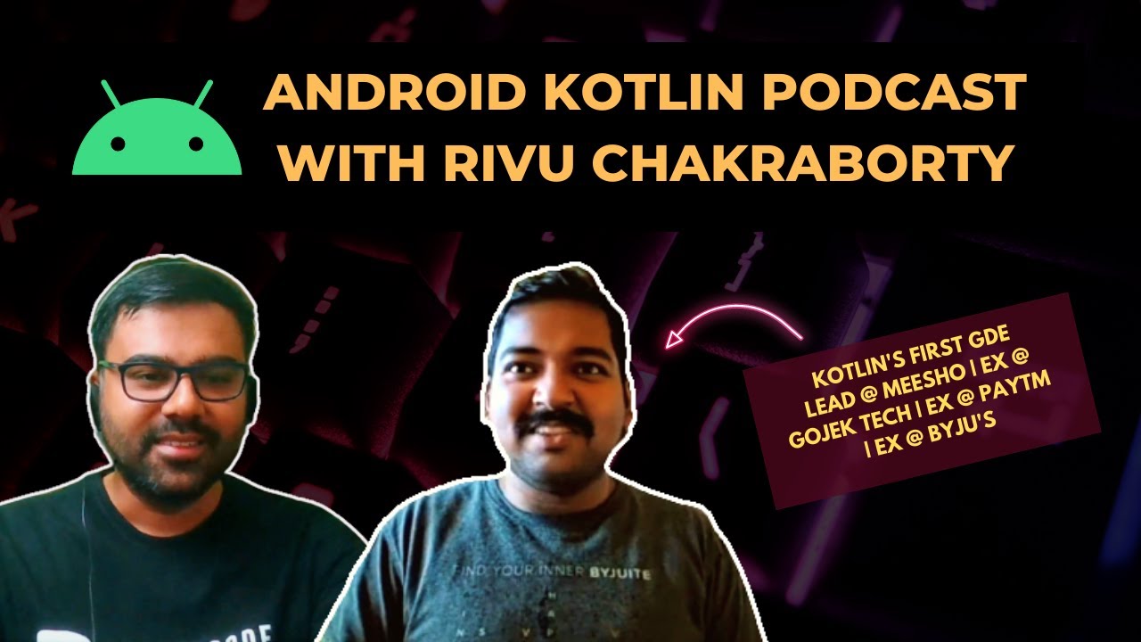cheezycode's tweet card. Android & Kotlin Podcast with Rivu Chakraborty | CheezyCode - Hindi