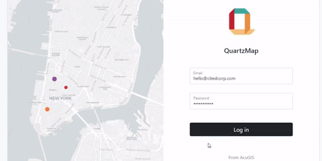 robertwilliger's tweet card. QuartzMap turns you qgis2web maps into secure, dynamic maps. No additional plugins required. Just FTP your qgis2web map and connect to PostGIS or GeoServer.