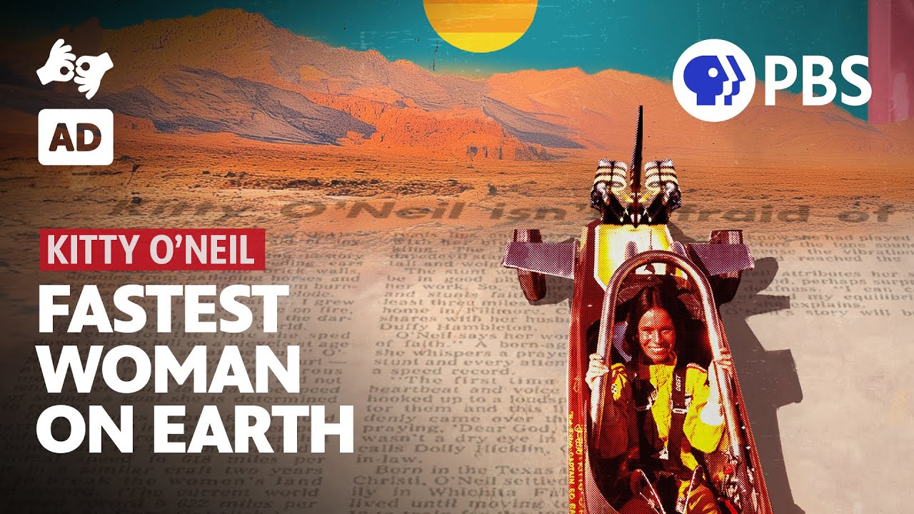 TheWNETGroup's tweet card. Kitty O'Neil: Deaf racecar driver, daredevil and stunt legend | AD |...