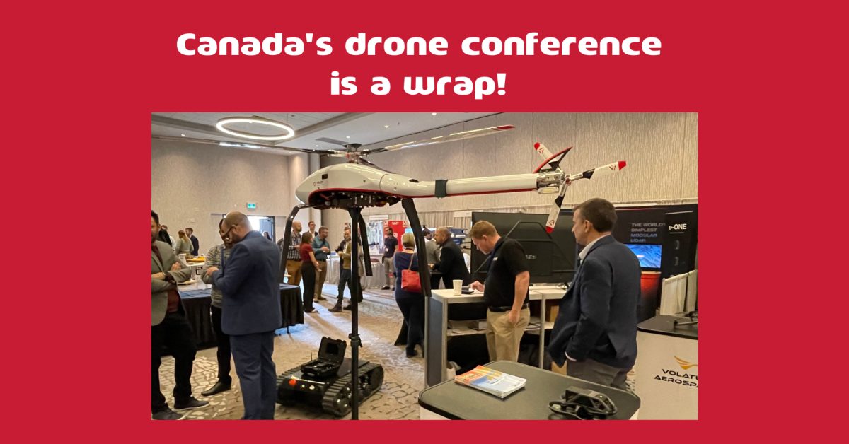 DroneDJ's tweet card. Canada just held its first in-person drone conference since 2019. The Aerial Evolution Association of Canada’s show took place in Calgary.
