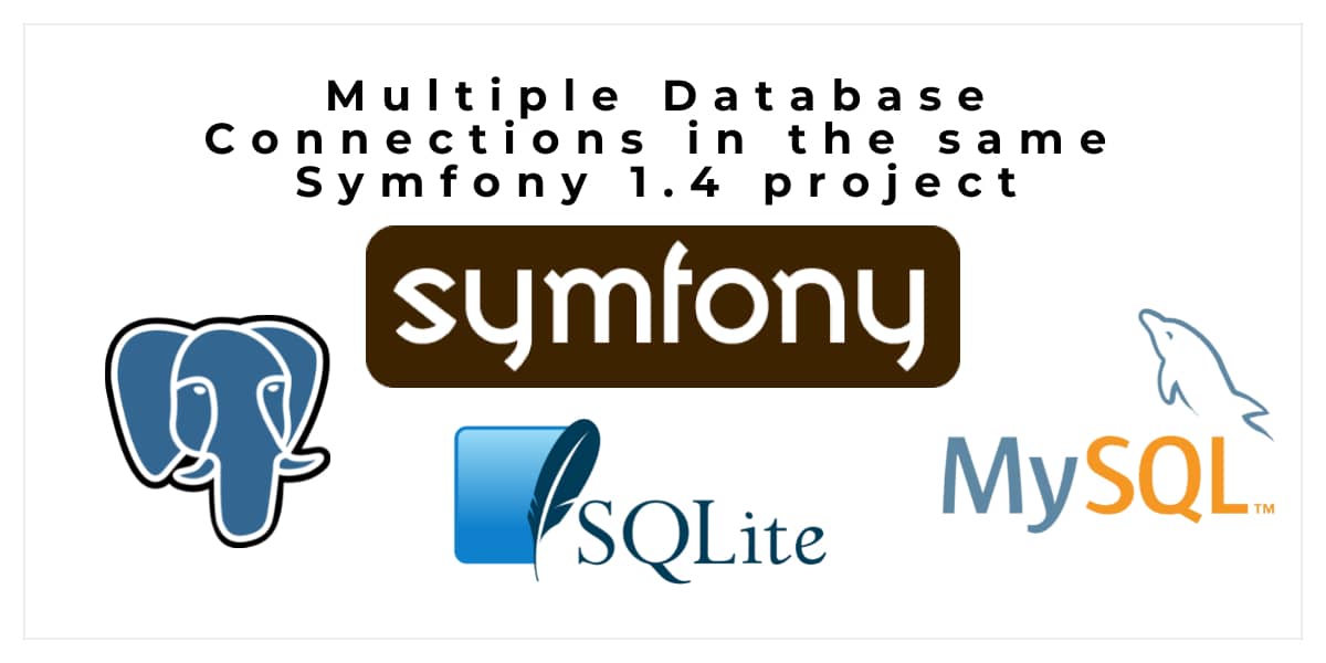 ourcodeworld's tweet card. Learn how to connect to multiple databases in Symfony 1.4 using Doctrine.