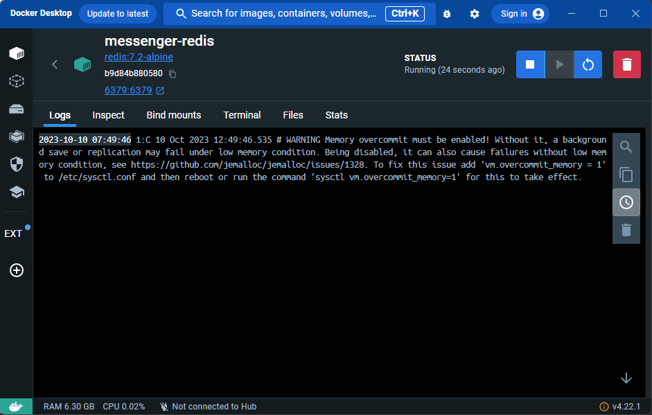 ourcodeworld's tweet card. Learn how to remove the Redis warning overcommit_memory is set to 0, background save may fail under low memory conditions in your Redis Container.