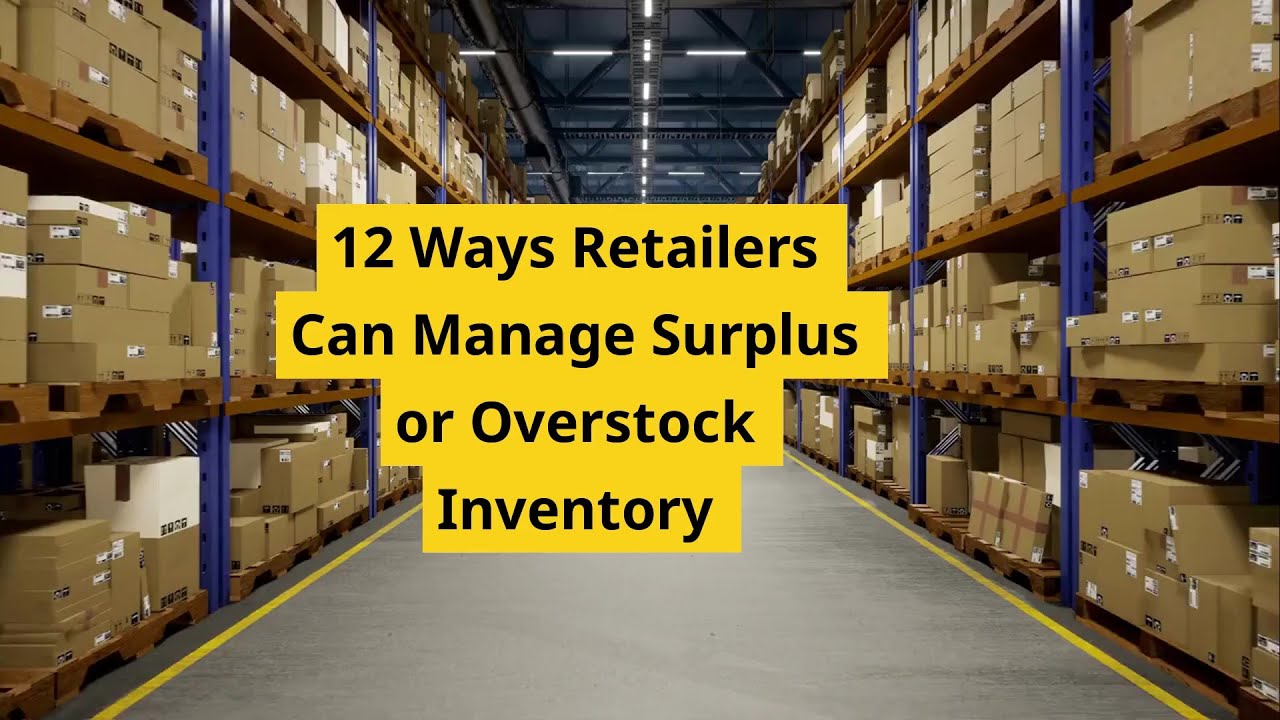 ChainDrive's tweet card. 12 Ways Retailers Can Manage Surplus or Overstock Inventory