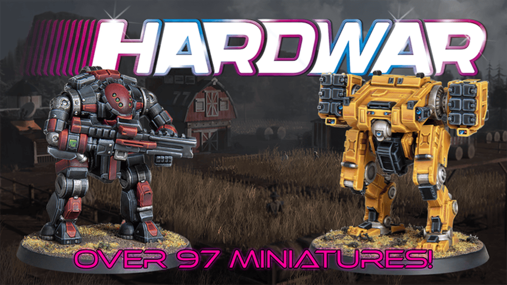 meowdoggo's tweet card. A fast-paced, sci-fi, 6mm mech wargame, with solo, co-op, and versus modes, 9 resin miniature sets and new terrain by Modiphius.