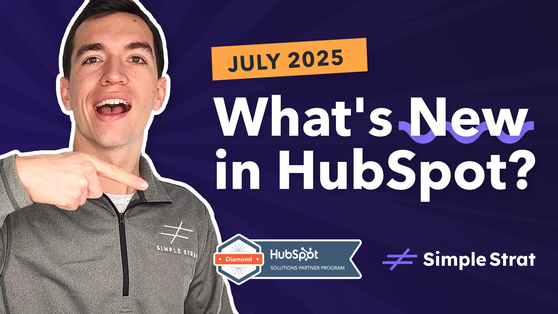 SimpleStratChat's tweet card. Are you using all of the functionality you could be in HubSpot? Learn how to get more out of HubSpot in this webinar series presented by Simple Strat.