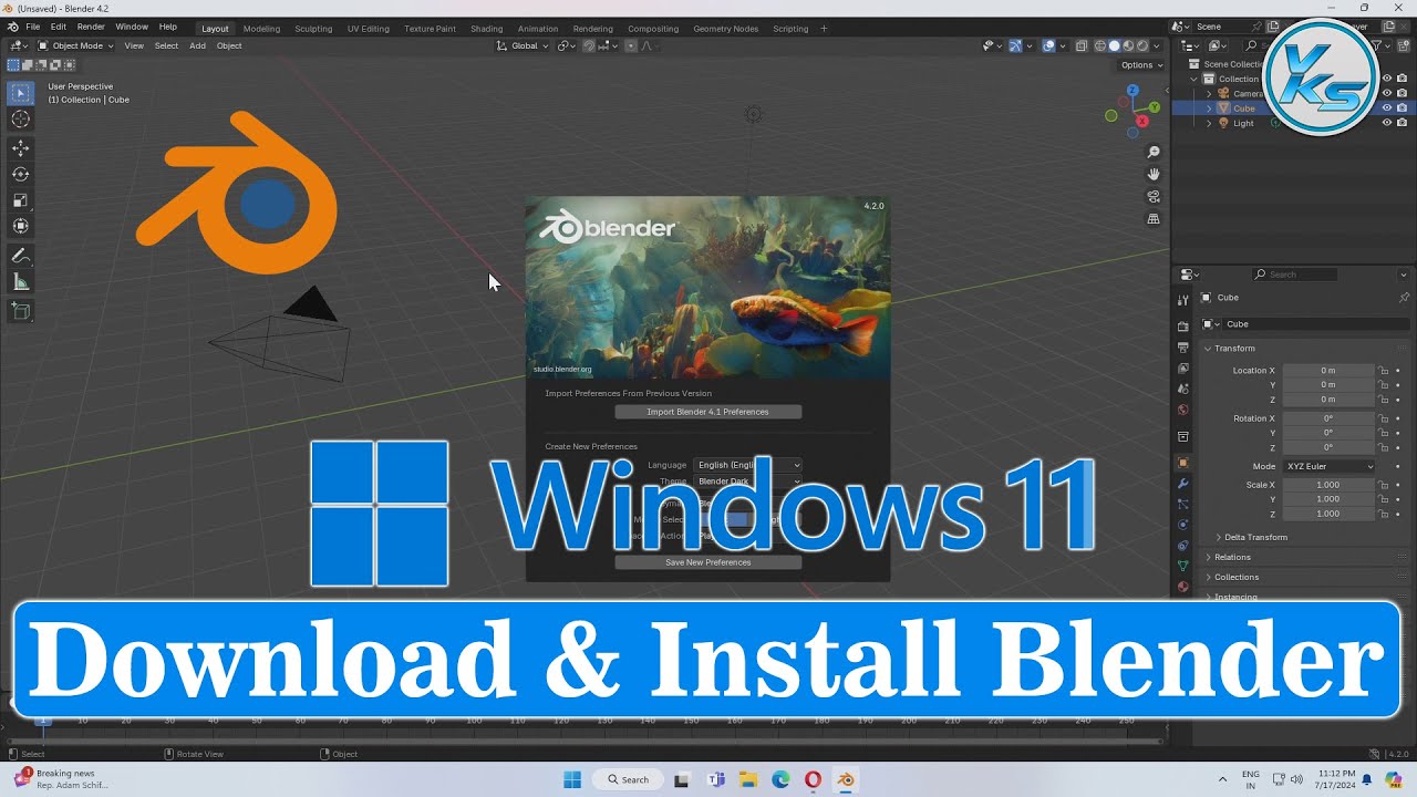 vksytc's tweet card. ✅ How To Download And Install Blender 4.2 On Windows 11