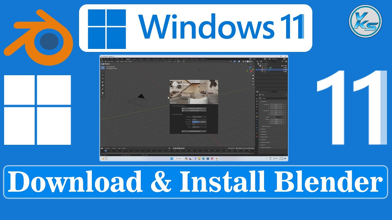 vksytc's tweet card. ✅ How To Download And Install Blender 4.1 On Windows 11