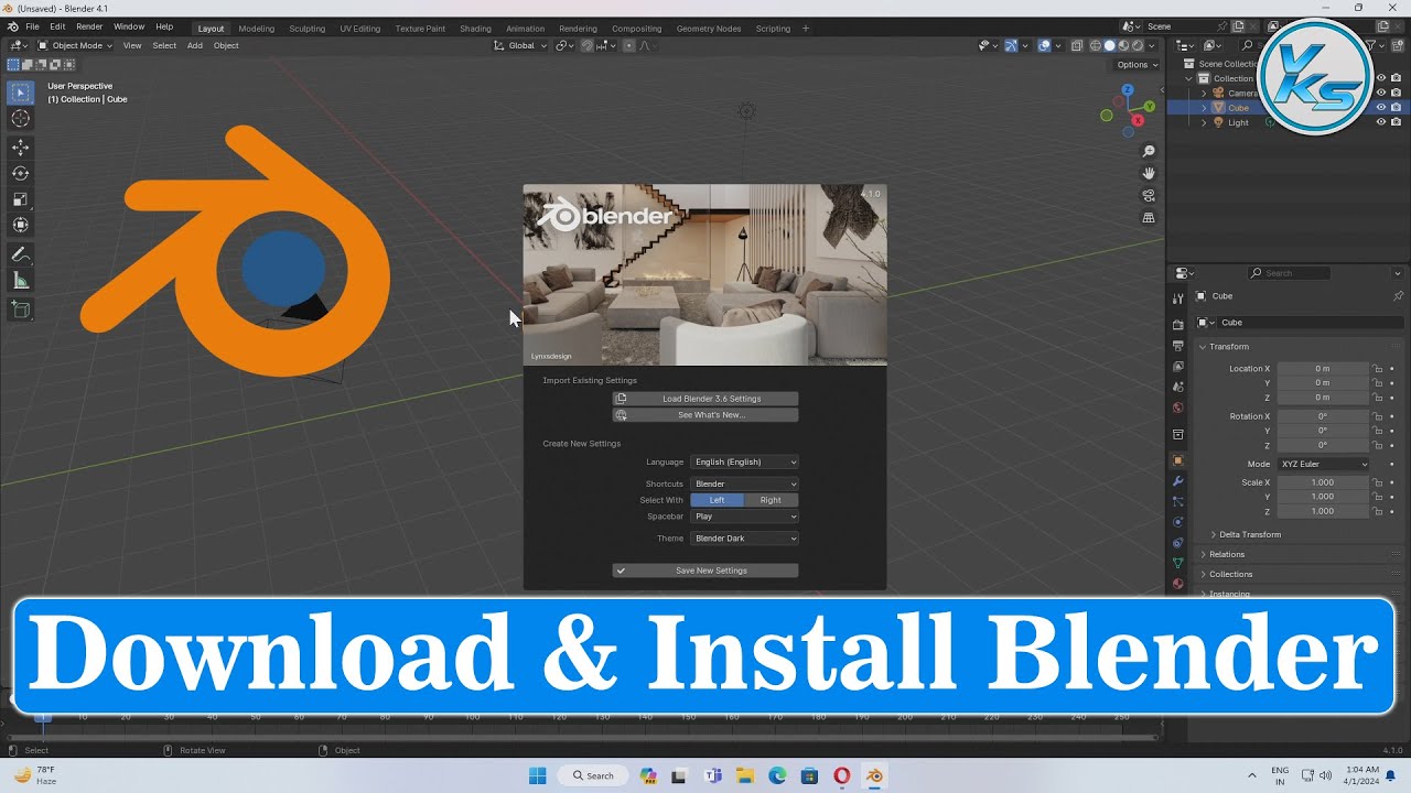 vksytc's tweet card. ✅ How To Download And Install Blender 4.1 On Windows 11/10